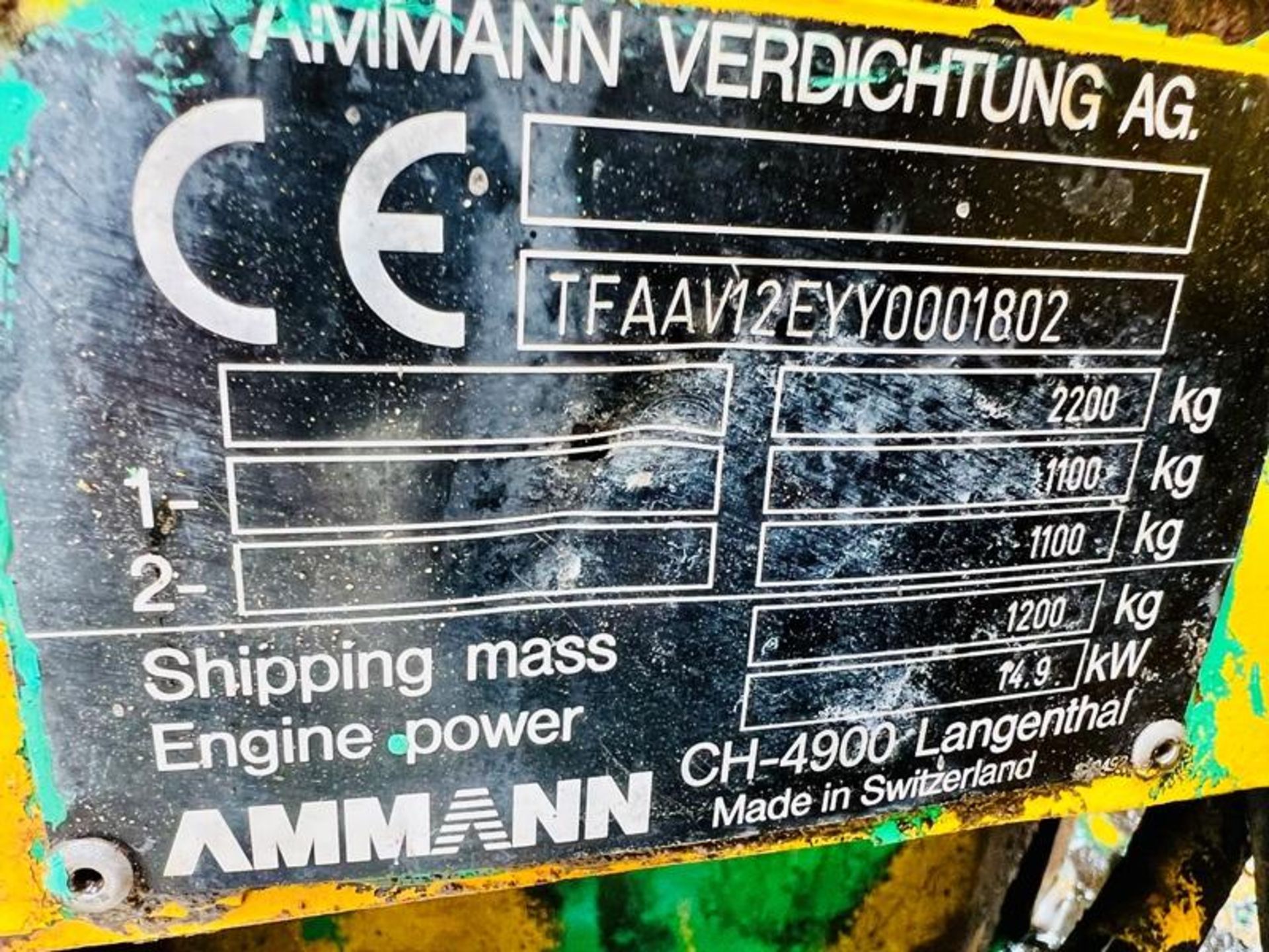 AMMAN CH-4900 DOUBLE DRUM ROLLER C/W ROLE BAR - Bild 9 aus 9