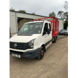 2014 63 VOLKSWAGEN CRAFTER CR50 CAGED TIPPER - 71K MILES - EX COUNCIL FROM NEW - 5 TON GROSS