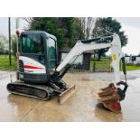 BOBCAT E26 EXCAVATOR *YEAR 2014, 3897 HOURS* C/W QUICK HITCH.