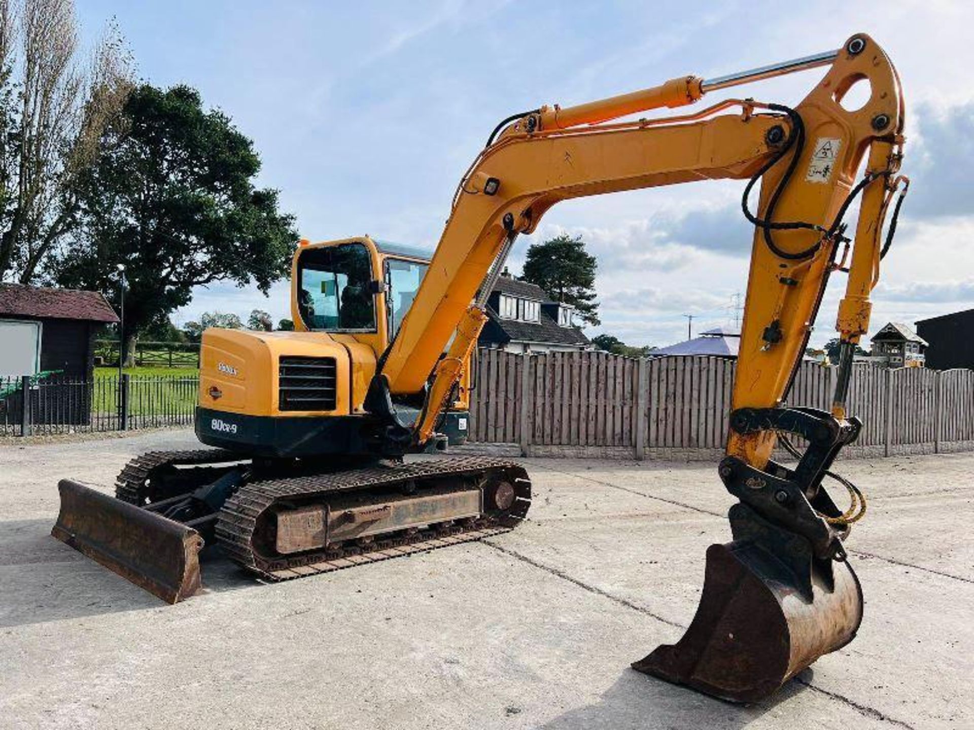 HYUNDIA ROBEX 80CR-9 EXCAVATOR *YEAR 2011, 4771 HOURS* C/W QUICK HITCH - Bild 5 aus 19