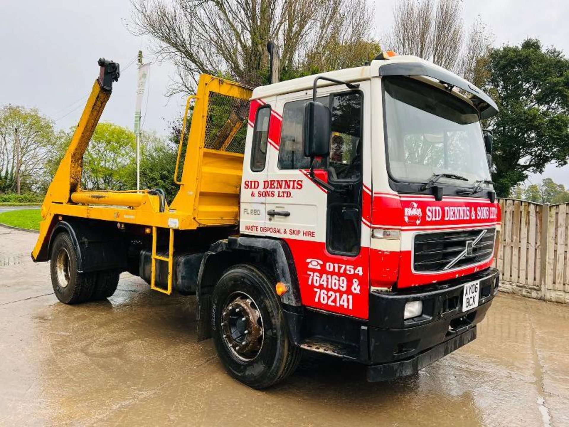 2006  VOLVO FL6E 4X2 SKIP LORRY * MOT'D TILL  AUGUST 2024 *  