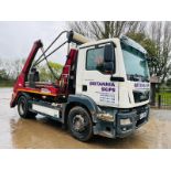 2015  MAN TGM18.2504X2 SKIP LORRY *YEAR 2015, IN TEST* C/W EXTENDING ARMS