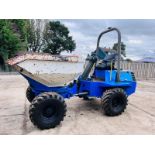 TEREX 3 TON SWIVEL TIP DUMPER C/W ROLE BAR