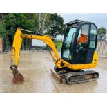 JCB 8018 TRACKED EXCAVATOR *2666 HOURS* C/W EXPANDING TRACKS & QUICK HITCH