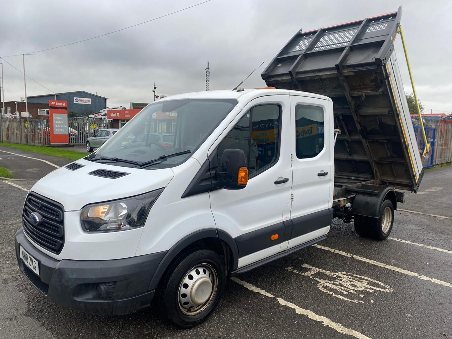 2018 18 FORD TRANSIT CREW CAB TIPPER - 96K MILES - EURO 6 - TWIN REAR WHEEL - Image 3 of 11