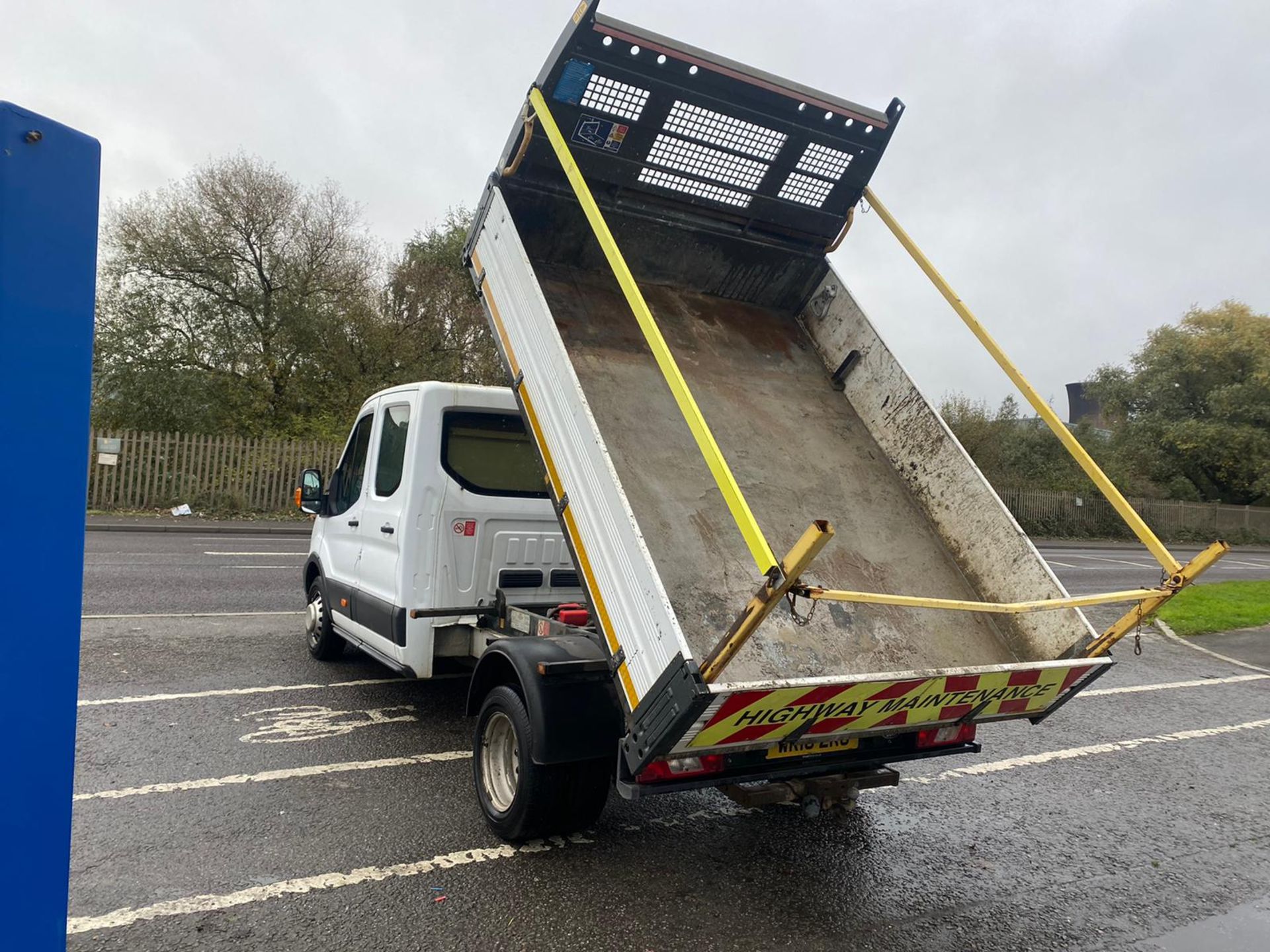2018 18 FORD TRANSIT CREW CAB TIPPER - 96K MILES - EURO 6 - TWIN REAR WHEEL - Image 5 of 11