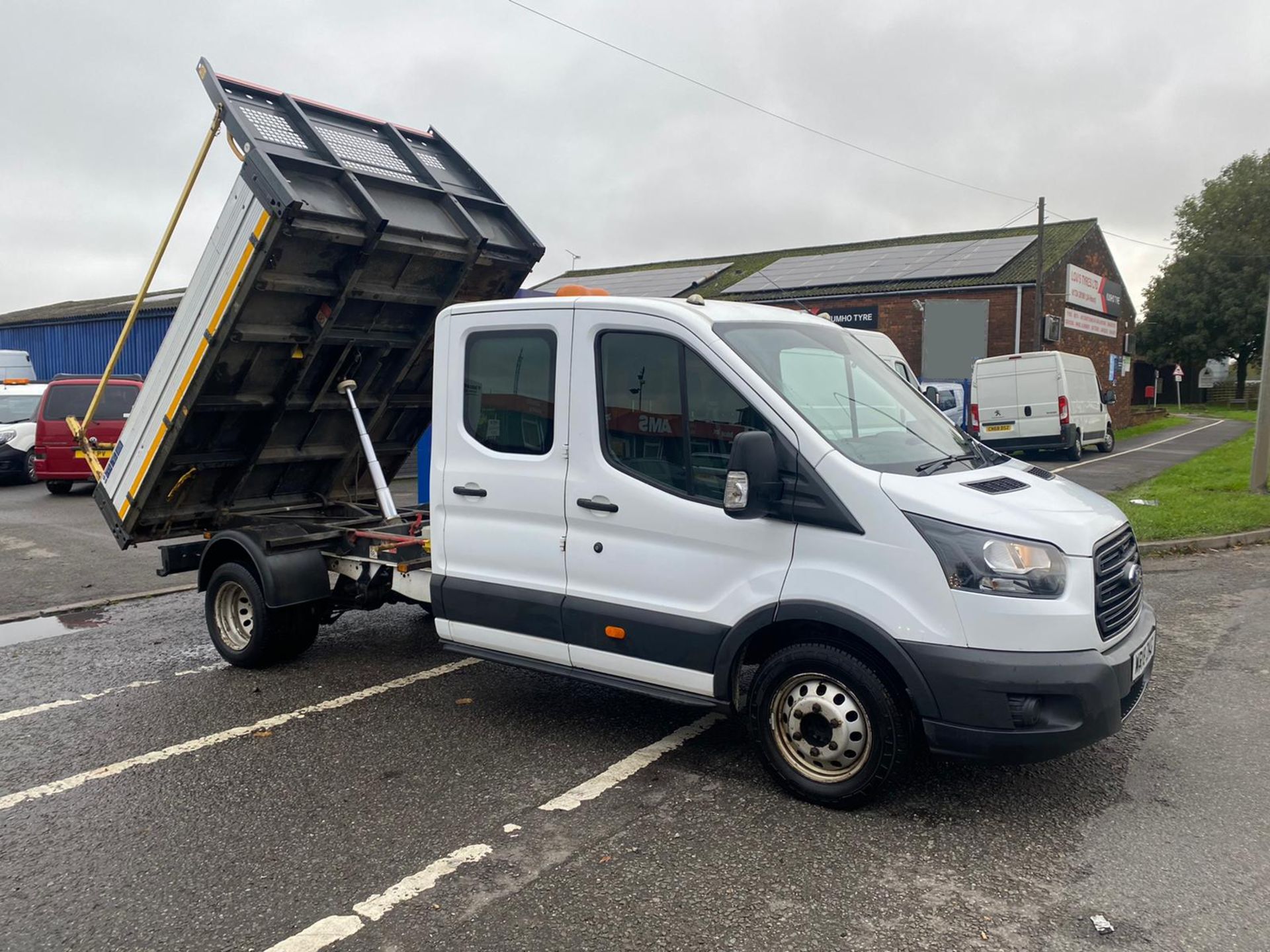 2018 18 FORD TRANSIT CREW CAB TIPPER - 96K MILES - EURO 6 - TWIN REAR WHEEL