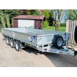 IFOR WILLIAMS TRI-AXLE DROP SIDE TRAILER * YEAR 2022 *