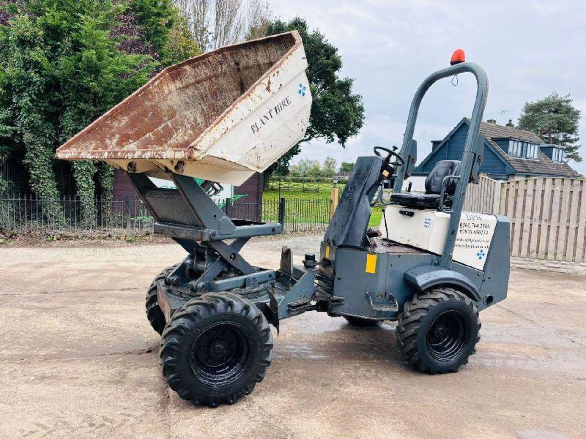 BENFORD 2 TON 4WD SWIVEL HIGH TIP DUMPER *YEAR 2008* C/W ROLE BAR - Image 13 of 16