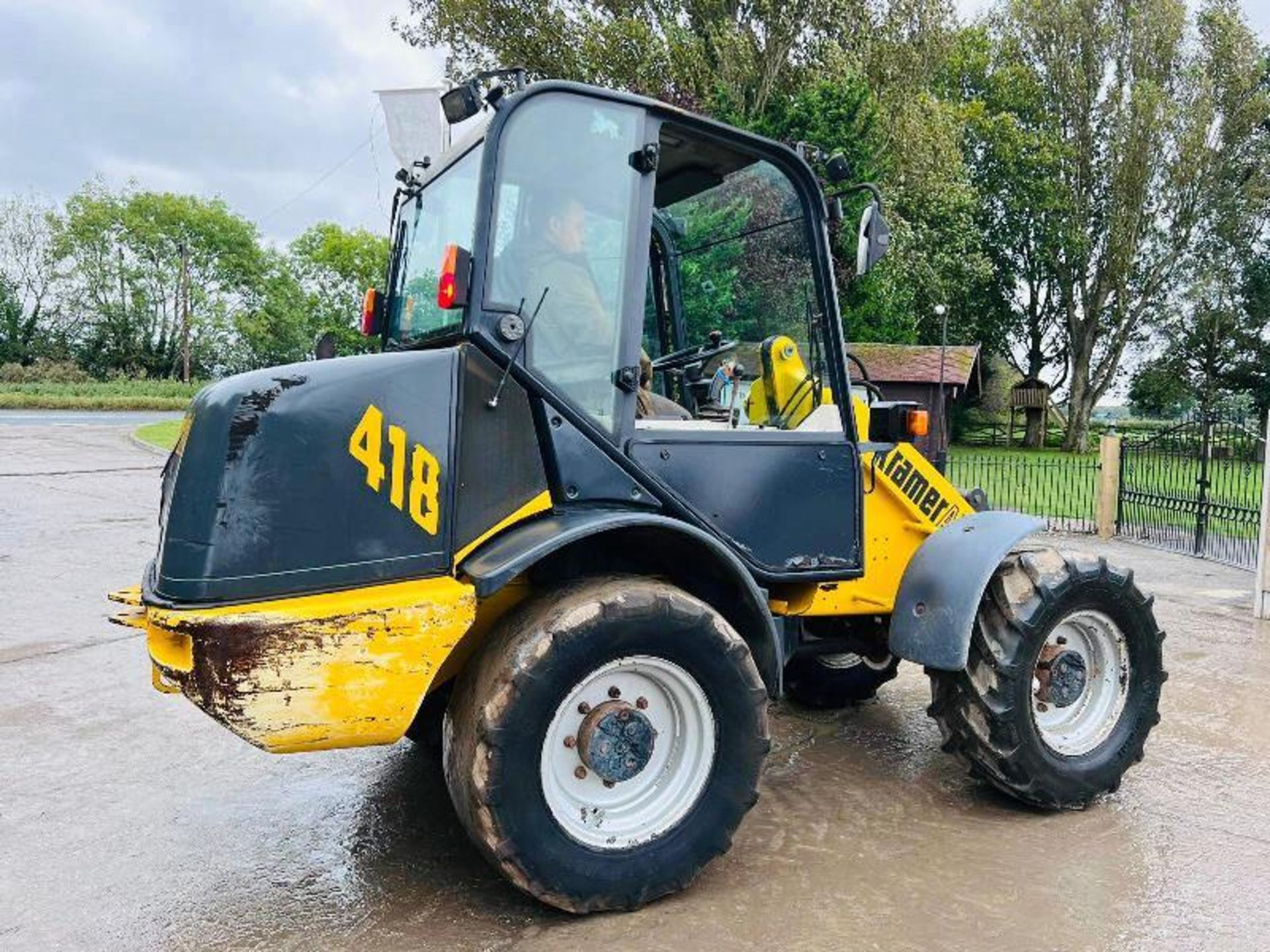 KRAMER 418 4WD LOADING SHOVEL C/W QUICK HITCH & 4WS - Image 7 of 13