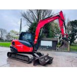 KUBOTA KX080-4TRACKED EXCAVATOR *YEAR 2020, 3465 HOURS* C/W QUICK HITCH