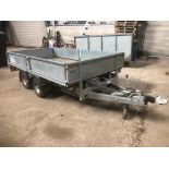 M+E MEREDITH AND EYRE FLATBED/DROPSIDE TRAILER