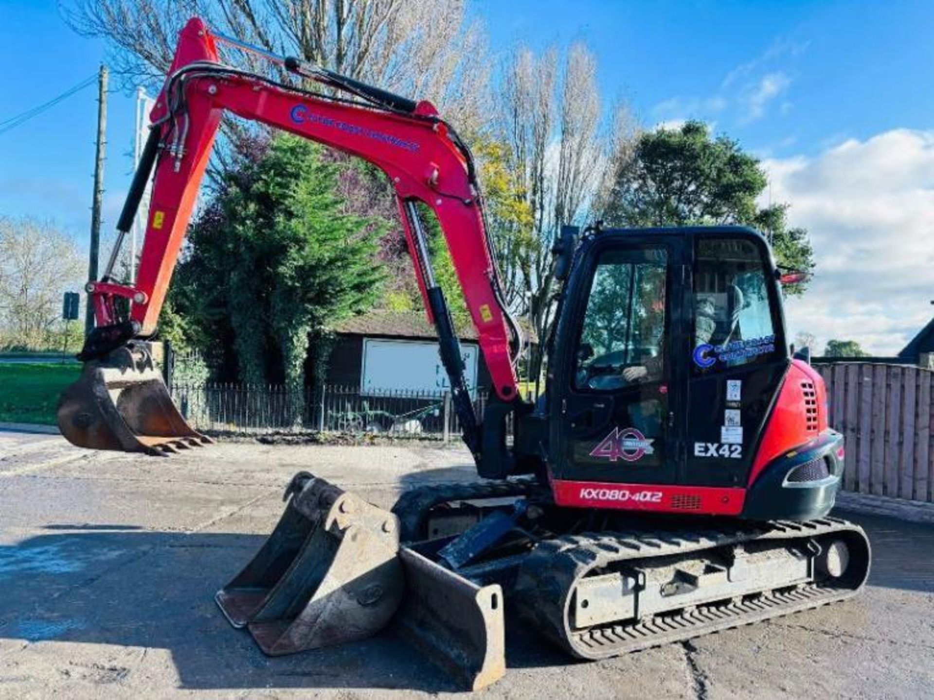 KUBOTA KX080-4A2 EXCAVATOR *YEAR 2020, 3137 READING* C/W 3 X BUCKETS - Image 15 of 18