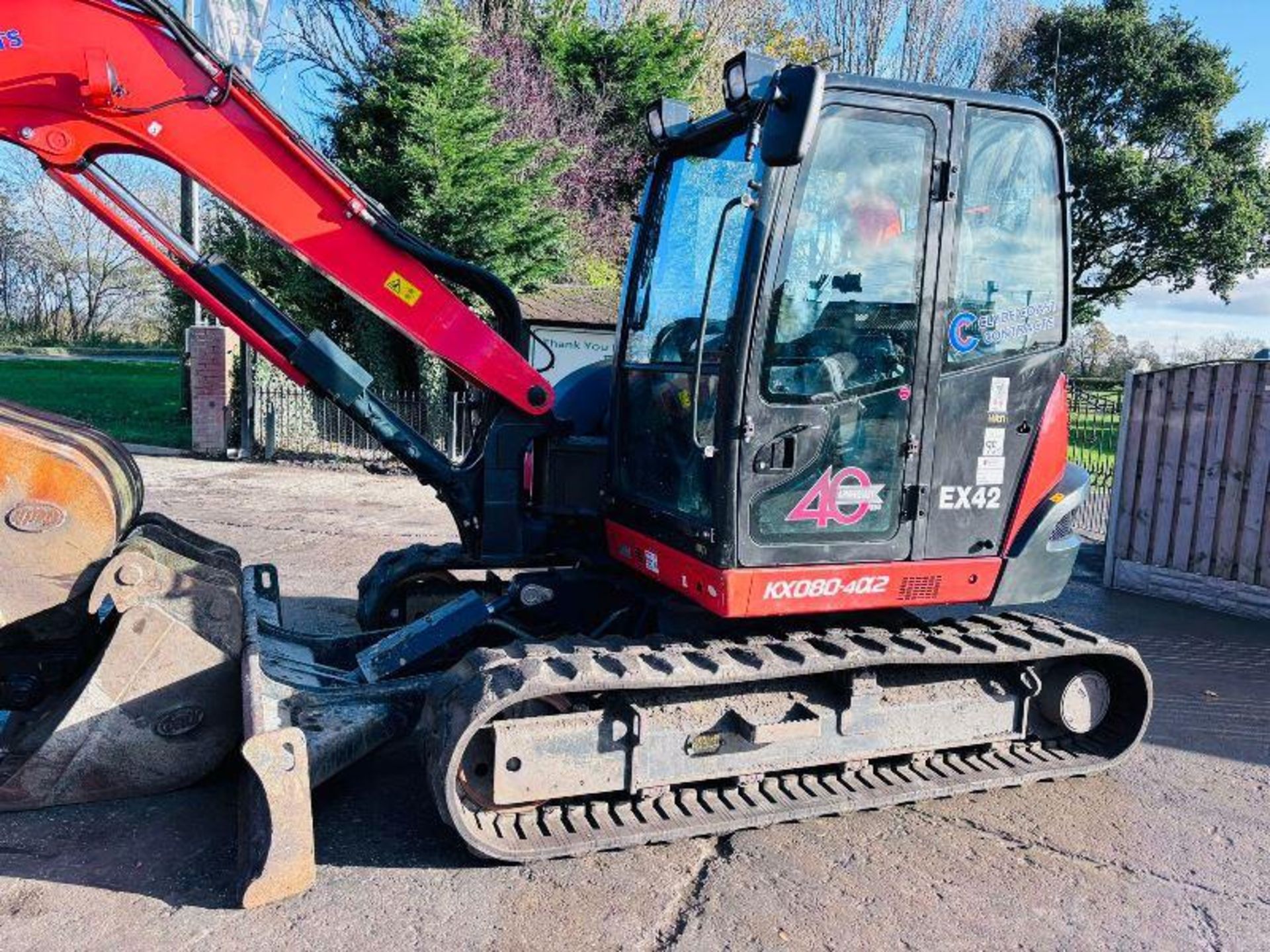 KUBOTA KX080-4A2 EXCAVATOR *YEAR 2020, 3137 READING* C/W 3 X BUCKETS - Image 9 of 18