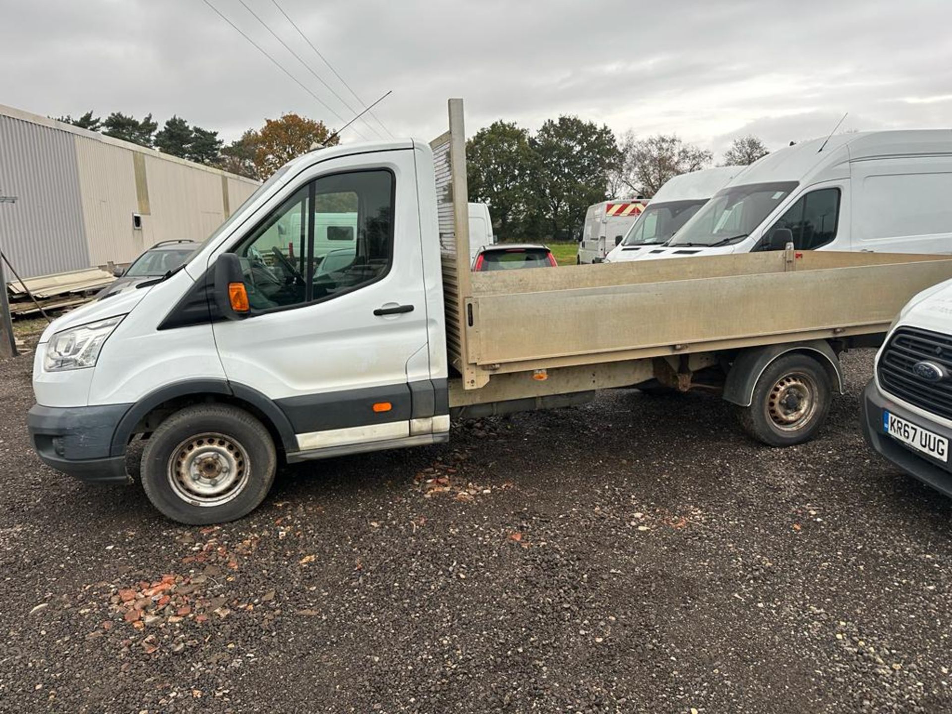 2015 65 FORD TRANSIT LWB DROPSIDE - 117K MILES - L4 MODEL - RWD - Image 2 of 8