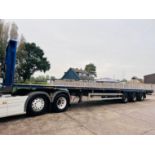 SDC 45 FOOT TRI-AXLE CONSTRUCTION SPEC FLAT BED TRAILER