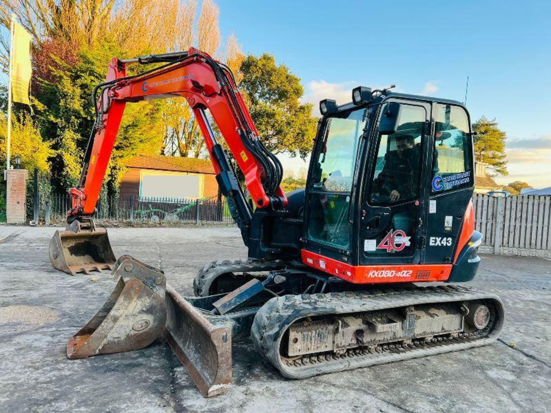 KUBOTA KX080-4 *YEAR 2020, 3022 HOURS* EXCAVATOR *YEAR, READING* C/W 2 X BUCKETS - Image 4 of 20