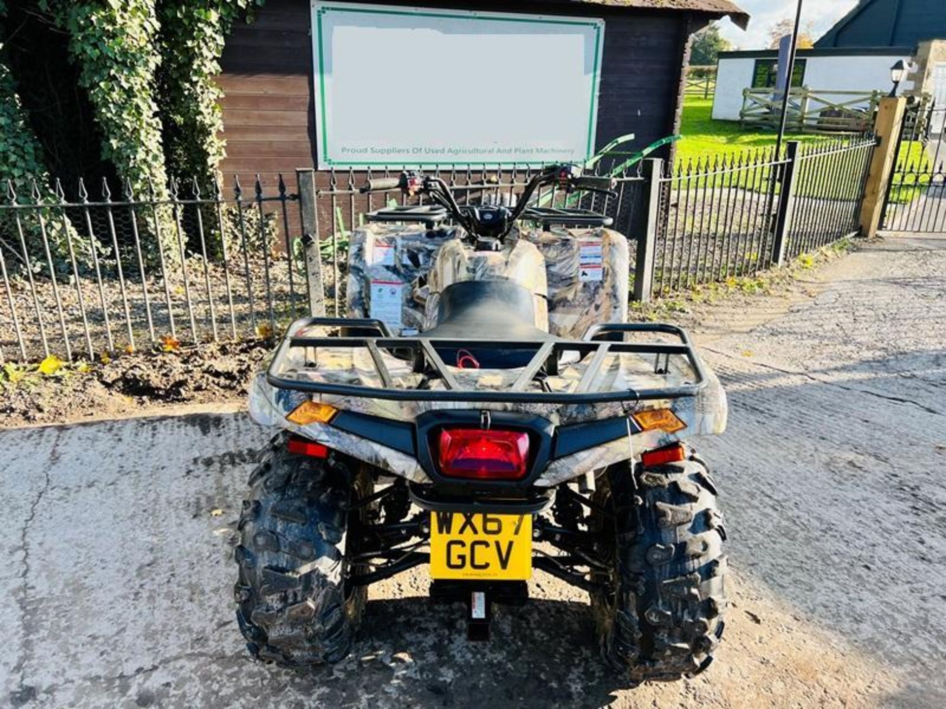 QUADZILLA 450S CFORCE 4WD QUAD BIKE *YEAR 2017, 837 MILES* C/W WINCH  - Image 11 of 13