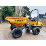 TEREX TA3 4WD SWIVEL TIP DUMPER *YEAR 2012, 1422 HOURS* C/W KUBOTA ENGINE