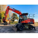 DOOSAN DX170W 4WD WHEELED EXCAVATOR *YEAR 2016* C/W HYDRAULIC TILITING QH 