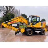 KOMATSU PW160ES-7K 4WD WHEELED EXCAVATOR C/W QUICK HITCH & RAILWAY GEAR