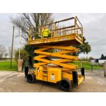 HAULOTTE H15SX SCISSOR LIFT C/W HYDRAULIC SUPPORT LEGS