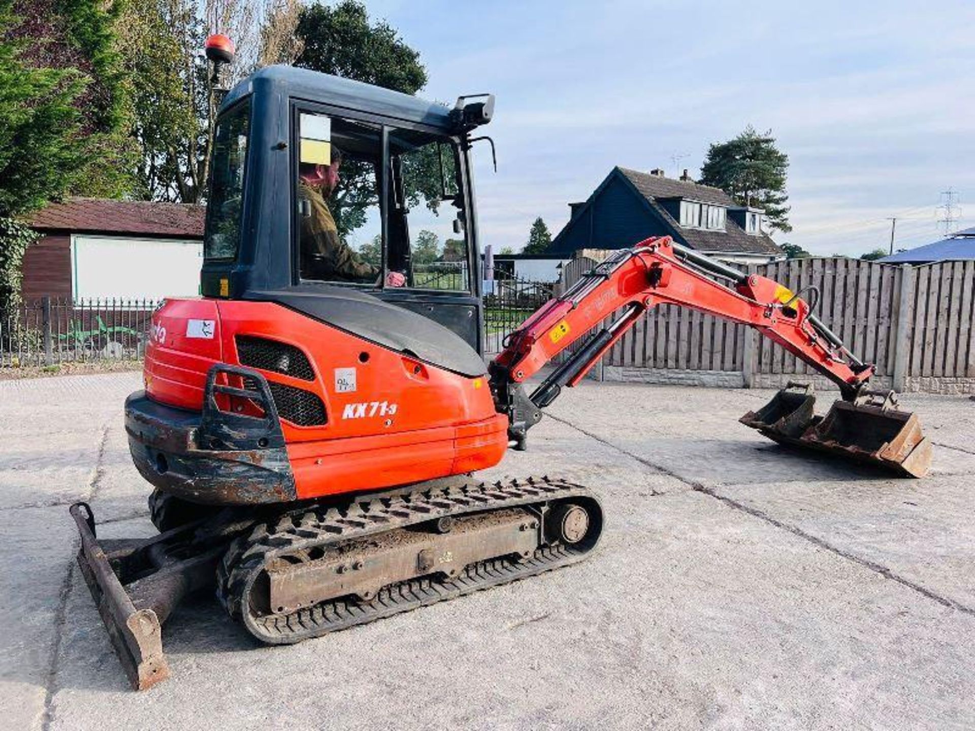 KUBOTA KX71-3 EXCAVATOR *YEAR 2014, 4211 HOURS, ONE OWNER FROM NEW*. - Image 4 of 15