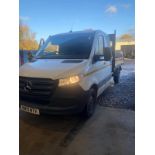 2021 71 MERCEDES SPRINTER CREW CAB TIPPER - EURO 6 - 53K MILES - 3 SEATS AND TOOL STORAGE