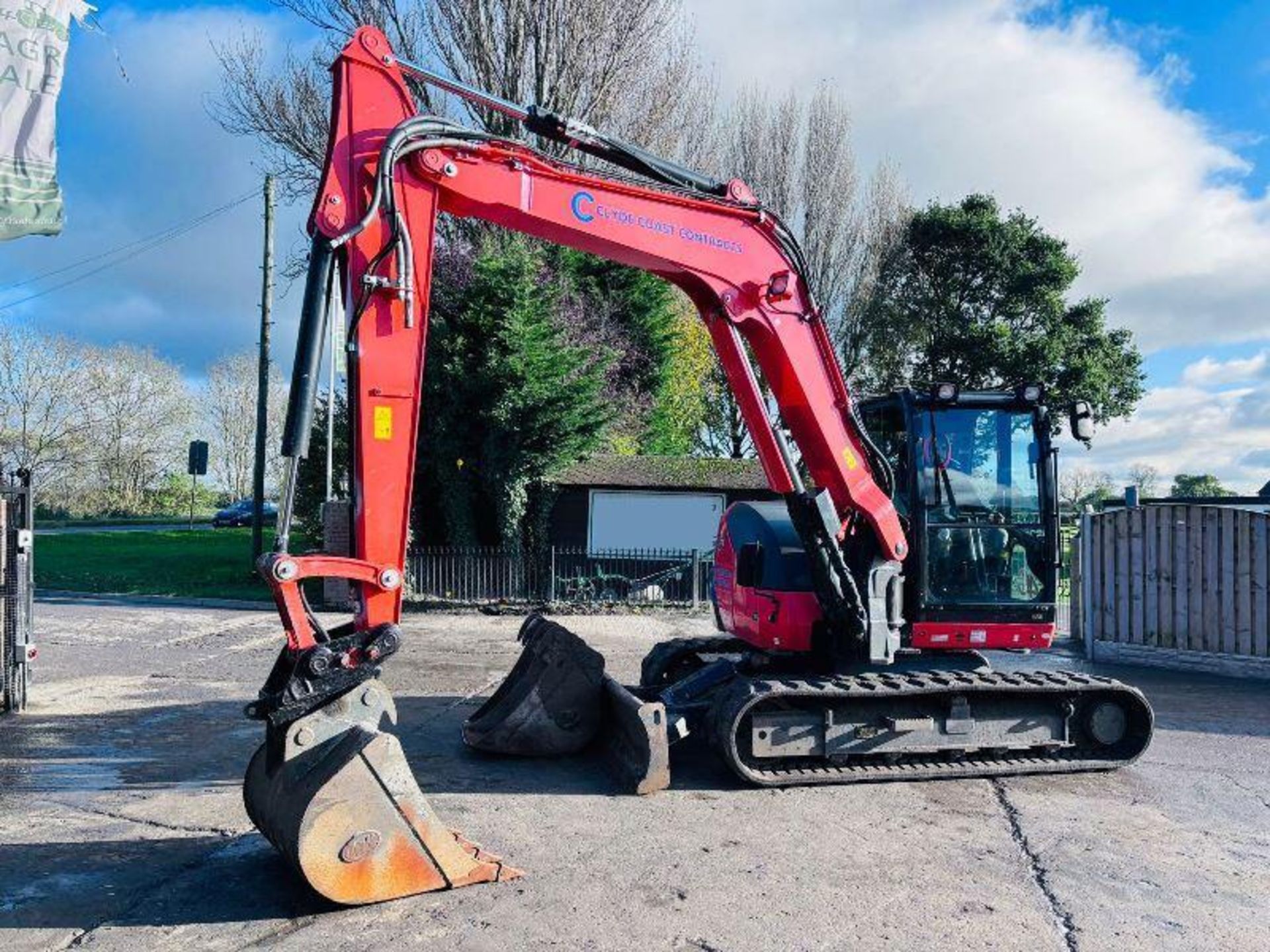 KUBOTA KX080-4A2 EXCAVATOR *YEAR 2020, 3137 READING* C/W 3 X BUCKETS - Image 3 of 18