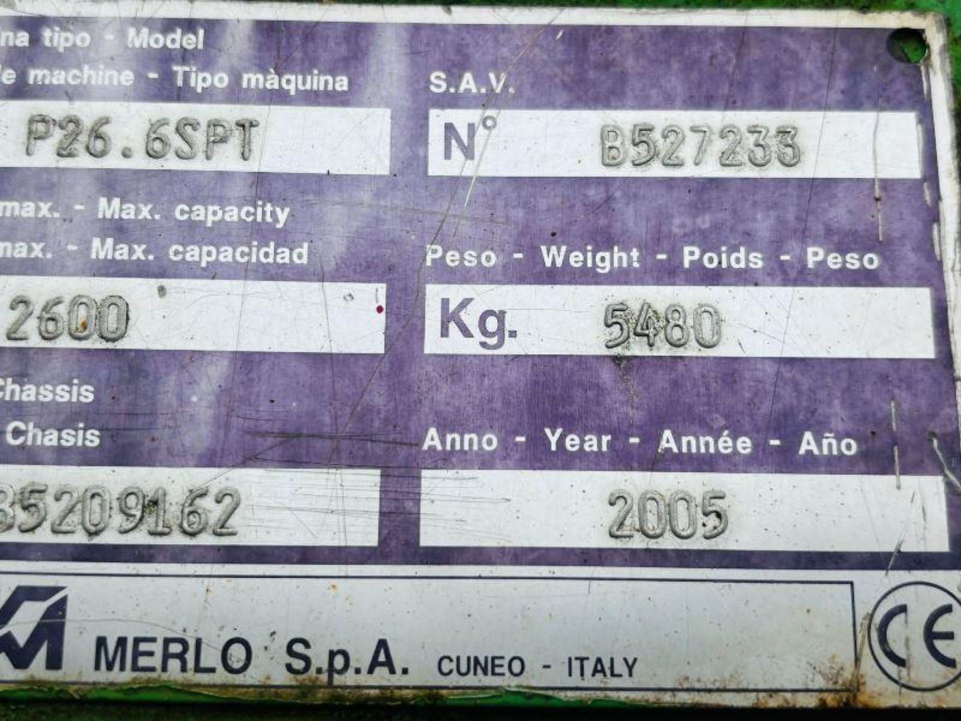 MERLO P26.6 4WD TURBO TELEHANDLER C/W PALLET TINES - Image 12 of 16