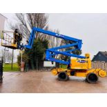 GENIE Z-60/34 4WD ARTICULATED RAIL ROAD BOOM LIFT *20.3 METERS* REMOTE CONTROL DRIVE