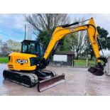 JCB 86C-1 EXCAVATOR *ZERO SWING, YEAR 2015* C/W QUICK HITCH