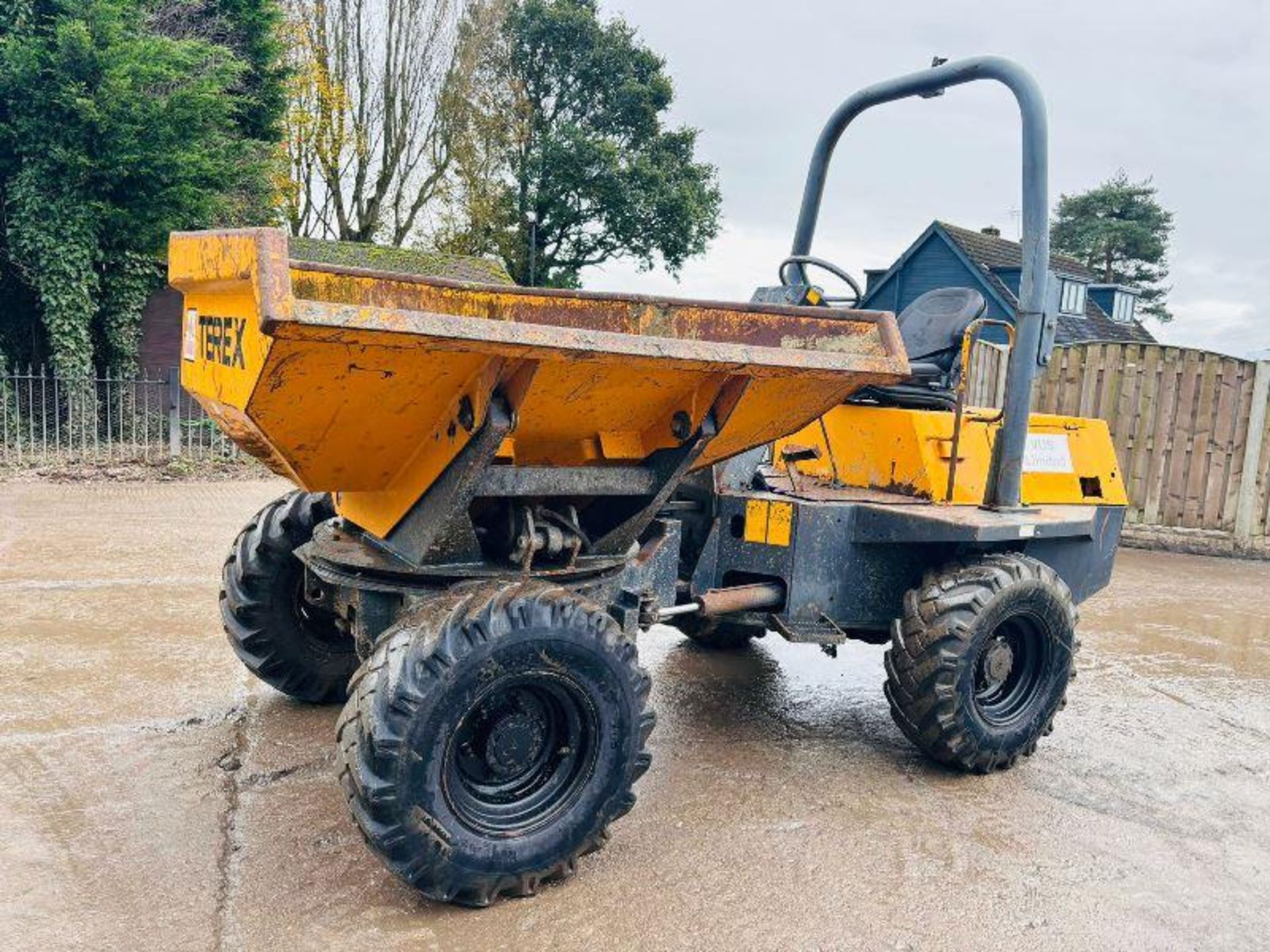 TEREX TA3 4WD SWIVEL TIP DUMPER *YEAR 2012, 1422 HOURS* C/W KUBOTA ENGINE - Image 10 of 15