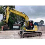 SUMITOMO SH130 TRACKED EXCAVATOR C/W BLADE & QUICK HITCH