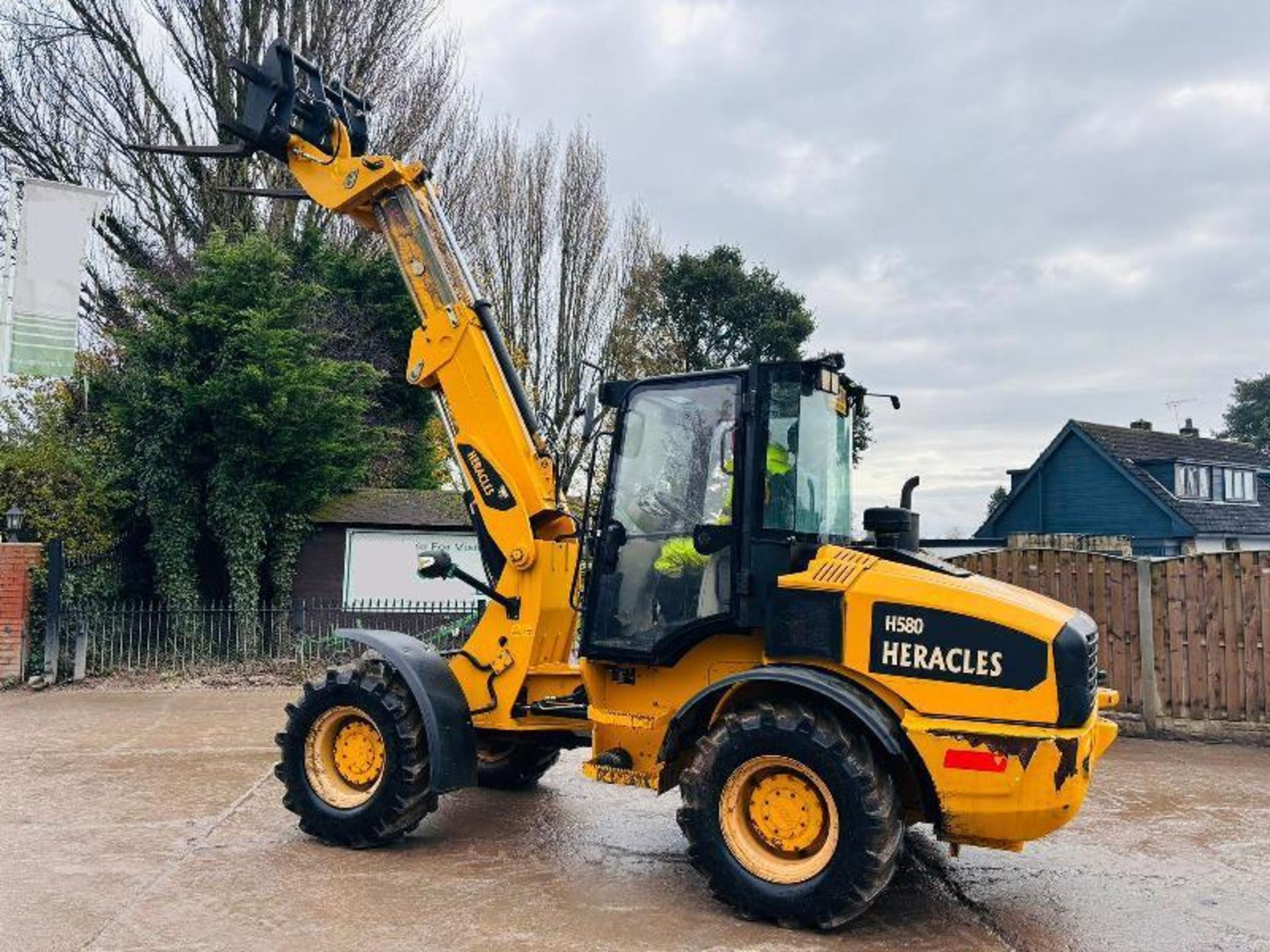 HERACLES H580 4WD TELEHANDLER *YEAR 2019, 1514 HOURS* C/W QUICK HITCH & PALLET TINES - Image 5 of 16