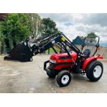 BRAND NEW SIROMER 304 FIELD RANGE 4WD TRACTOR *YEAR 2023* CW LOADER & TURF TYRES