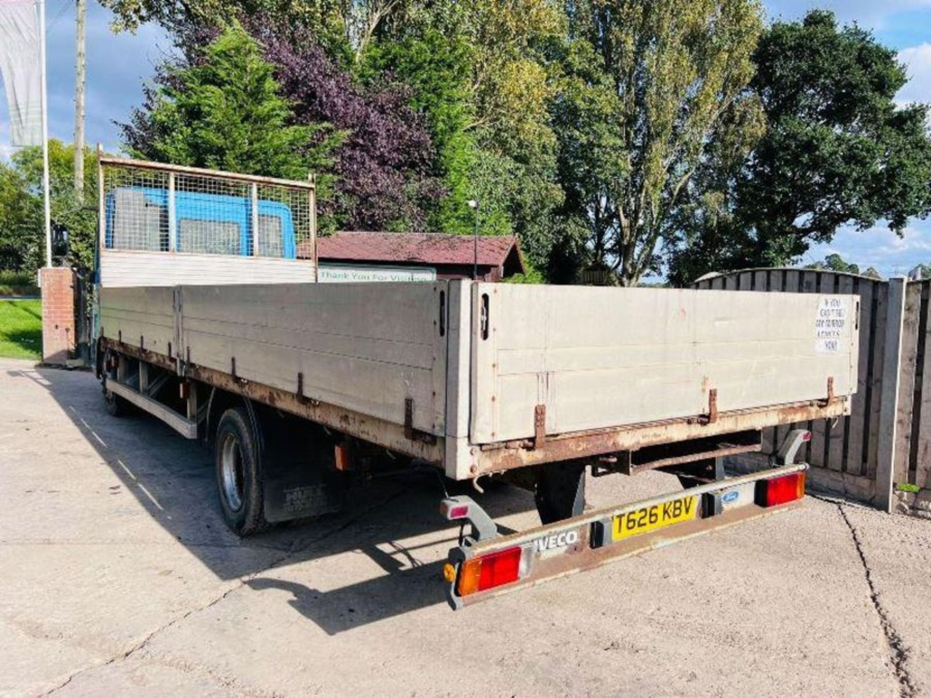 IVECO 4X2 FLAT BED LORRY C/W DROP SIDE BODY - Image 11 of 11