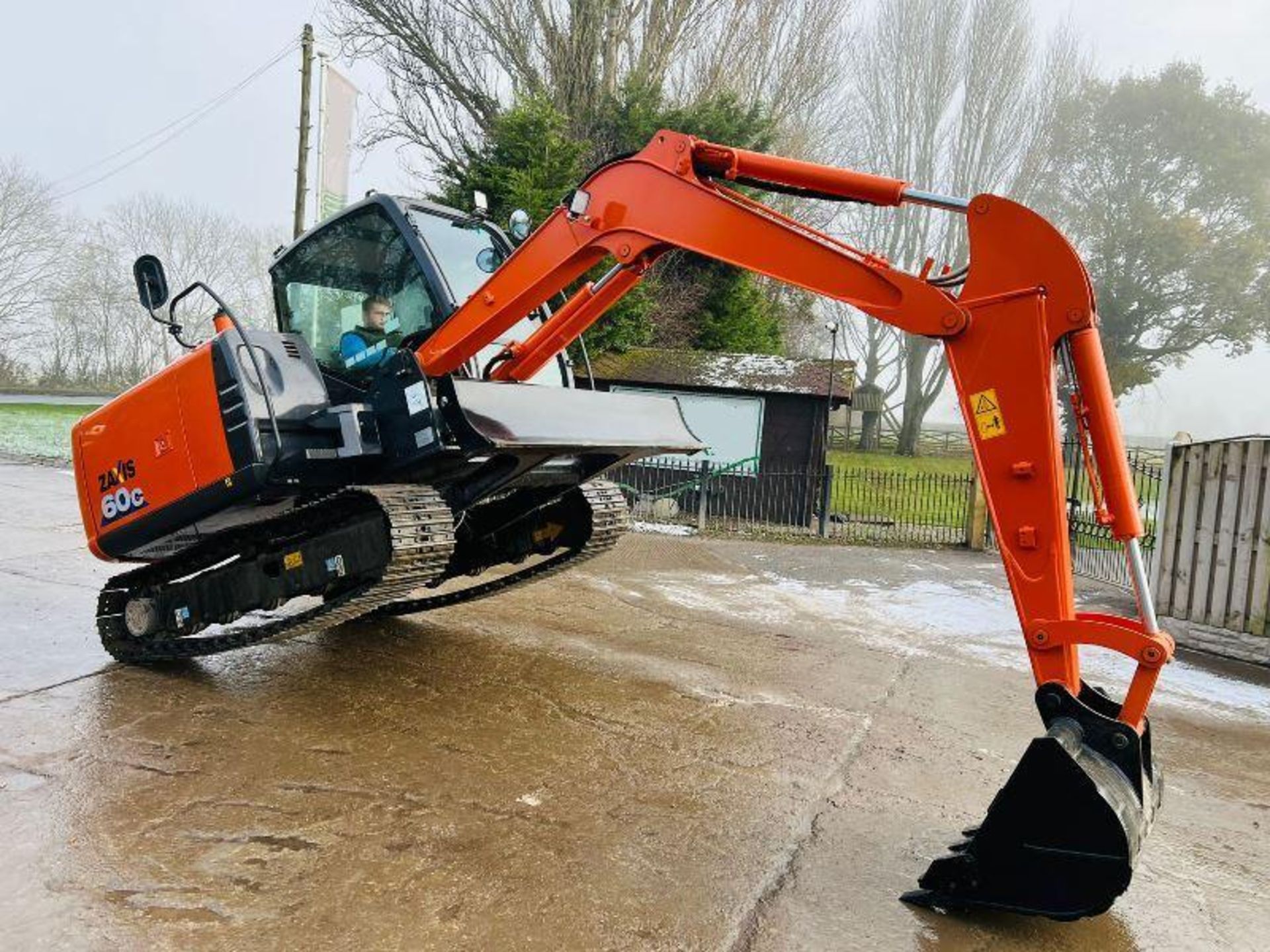 UNUSED HITACHI ZX60C-6A EXCAVATOR *YEAR 2023, ONLY 12.5 HOURS* C/W AC CABIN  - Image 18 of 20
