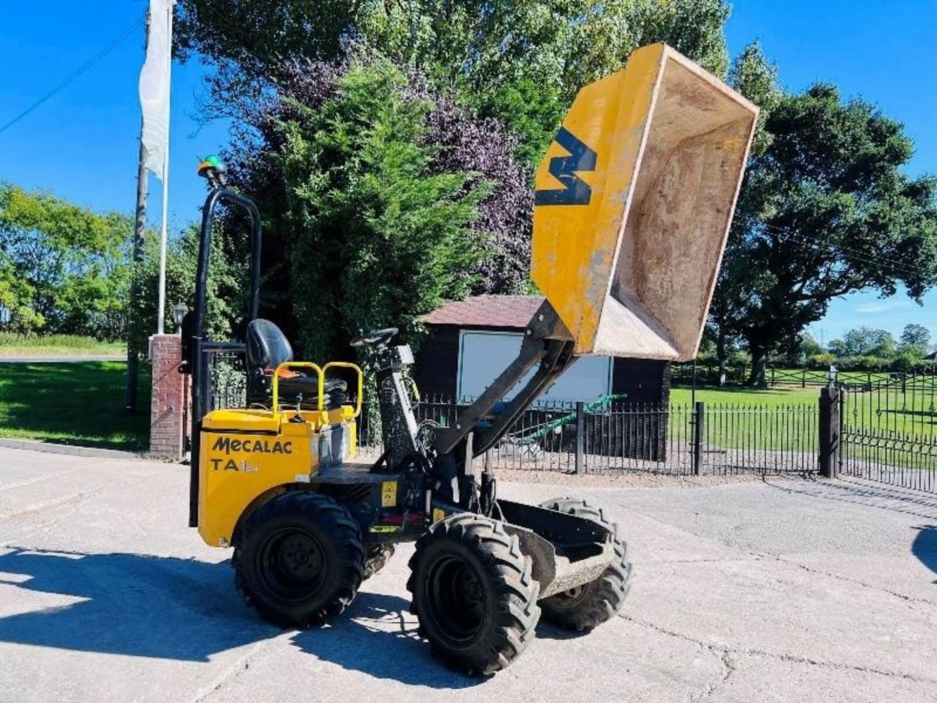 MECALAC TA1 1 TON HIGH TIP DUMPER *YEAR 2018* - Image 6 of 12