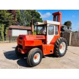FINLAY F60 ROUGH TERRIAN FORKLIFT C/W TWO STAGE MAST