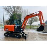 UNUSED HITACHI ZX60C-6A EXCAVATOR *YEAR 2023, ONLY 12.5 HOURS* C/W AC CABIN