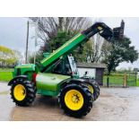 JOHN DEERE 3215 4WD TURBO TELEHANDLER C/W PIN & CONE HEAD STOCK