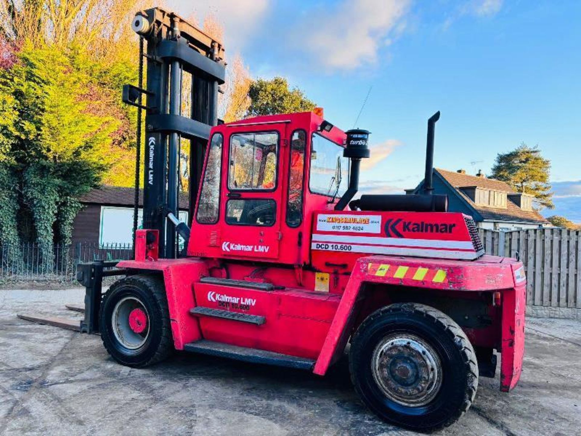 KALMAR LMV DCD 10.600 DIESEL FORKLIFT C/W VOLVO ENGINE - Image 14 of 16