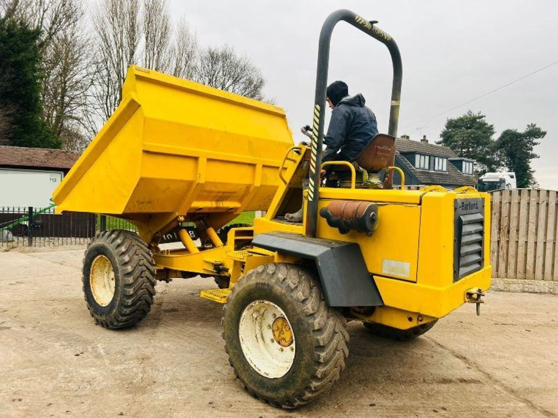 BARFORD SX7000 4WD DUMPER C/W ROLE FRAME & PERKINS PHASER ENGINE - Image 9 of 14