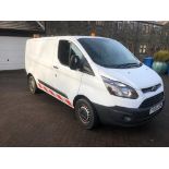 2017 66 FORD TRANSIT CUSTOM PANEL VAN - EX CADENT GAS - EURO 6 - AIR CON - 101,205 MILES