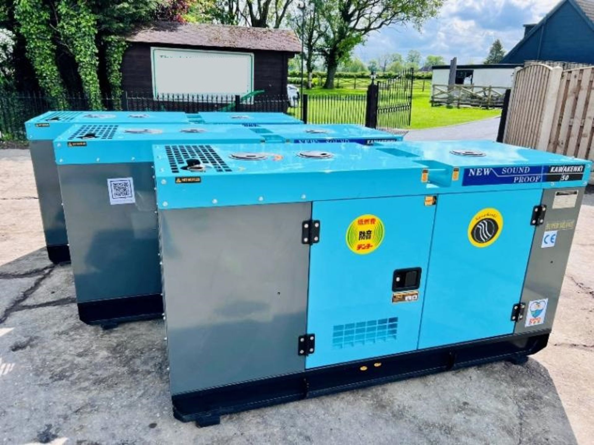 BRAND NEW KAWAKENI KK50 50KVA SILENT RUN GENERATOR *YEAR 2023. - Bild 3 aus 18