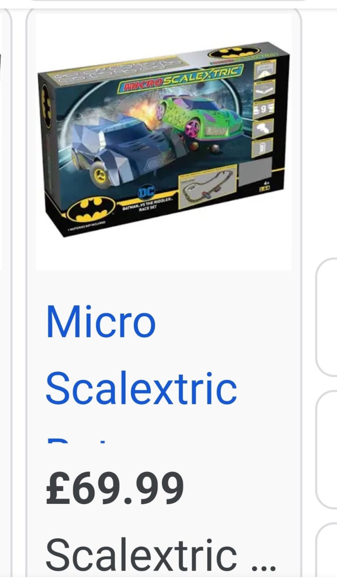 1 PALLET OF 100 X MICRO SCALEXTRIC BATMAN VS RIDDLES RACE SETS - RRP £55+ EACH - Image 5 of 6