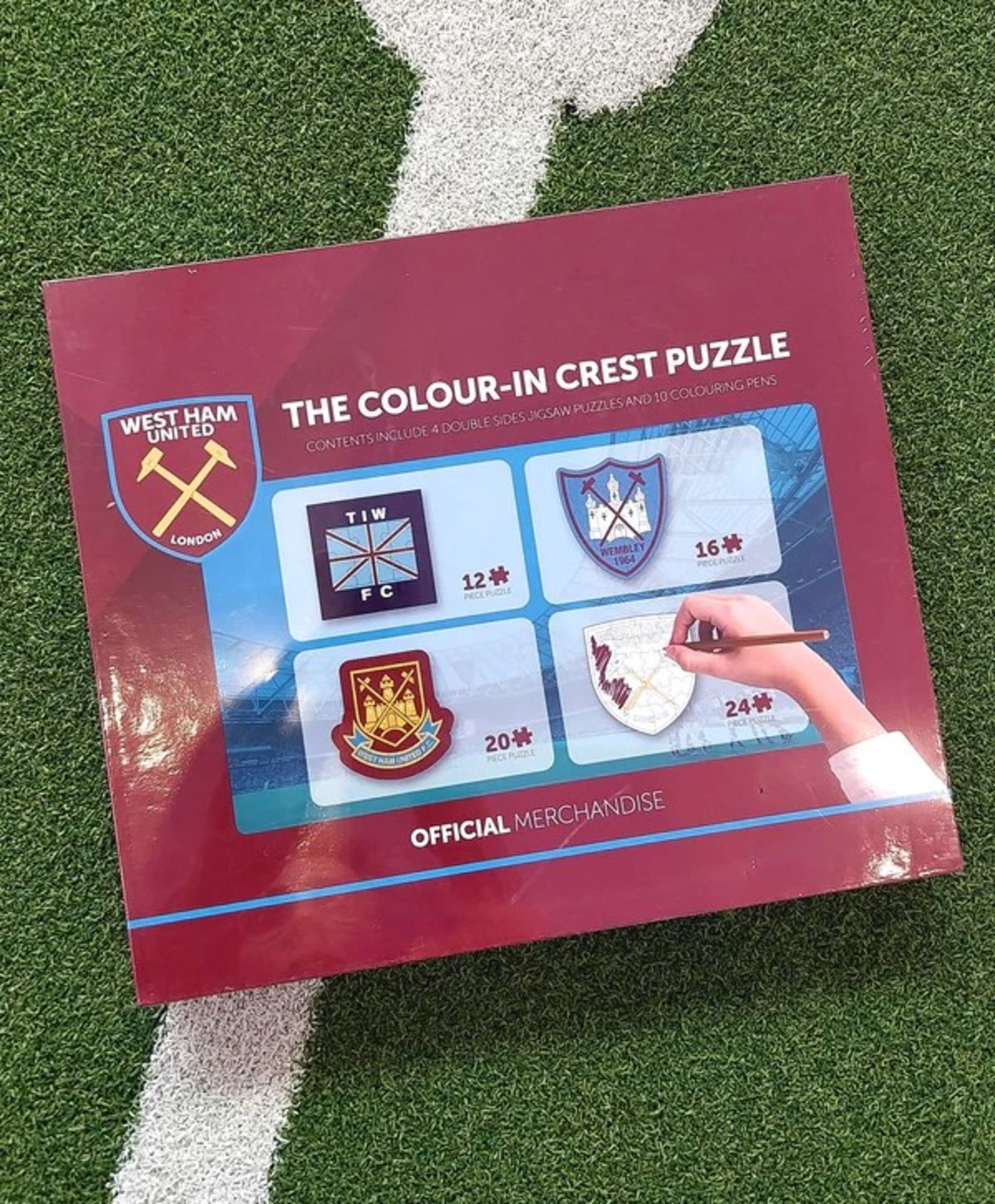 100 X BRAND NEW SEALED WEST HAM JIGSAW PUZZLE - OFFICIAL LICENSED MERCHANDISE