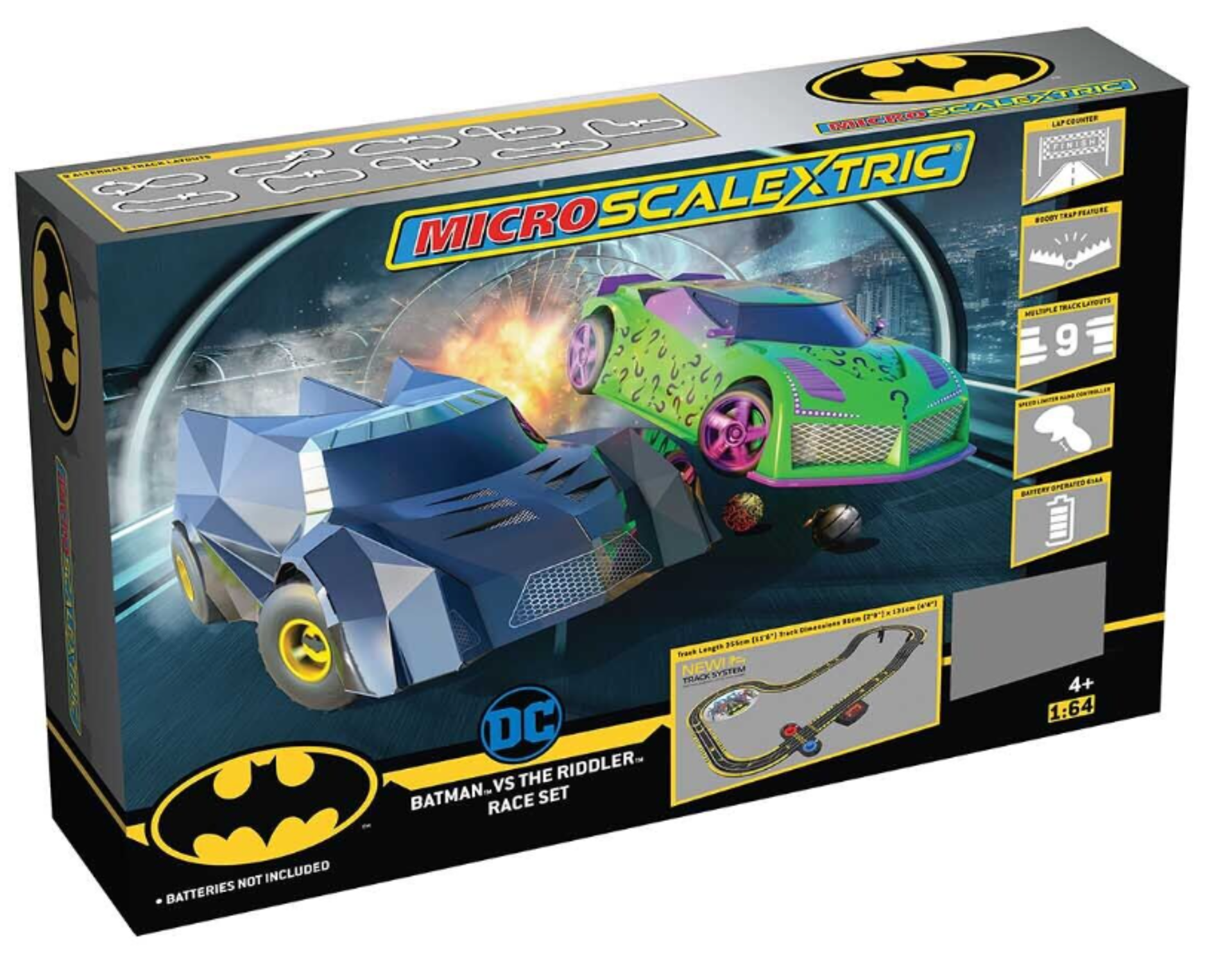 1 PALLET OF 100 X MICRO SCALEXTRIC BATMAN VS RIDDLES RACE SETS - RRP £55+ EACH - Image 6 of 6