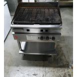 FALCON 3 BURNER CHARGRILL - 900 MM W - FULLY WORKING - BEEN TESTED AND SERVICED